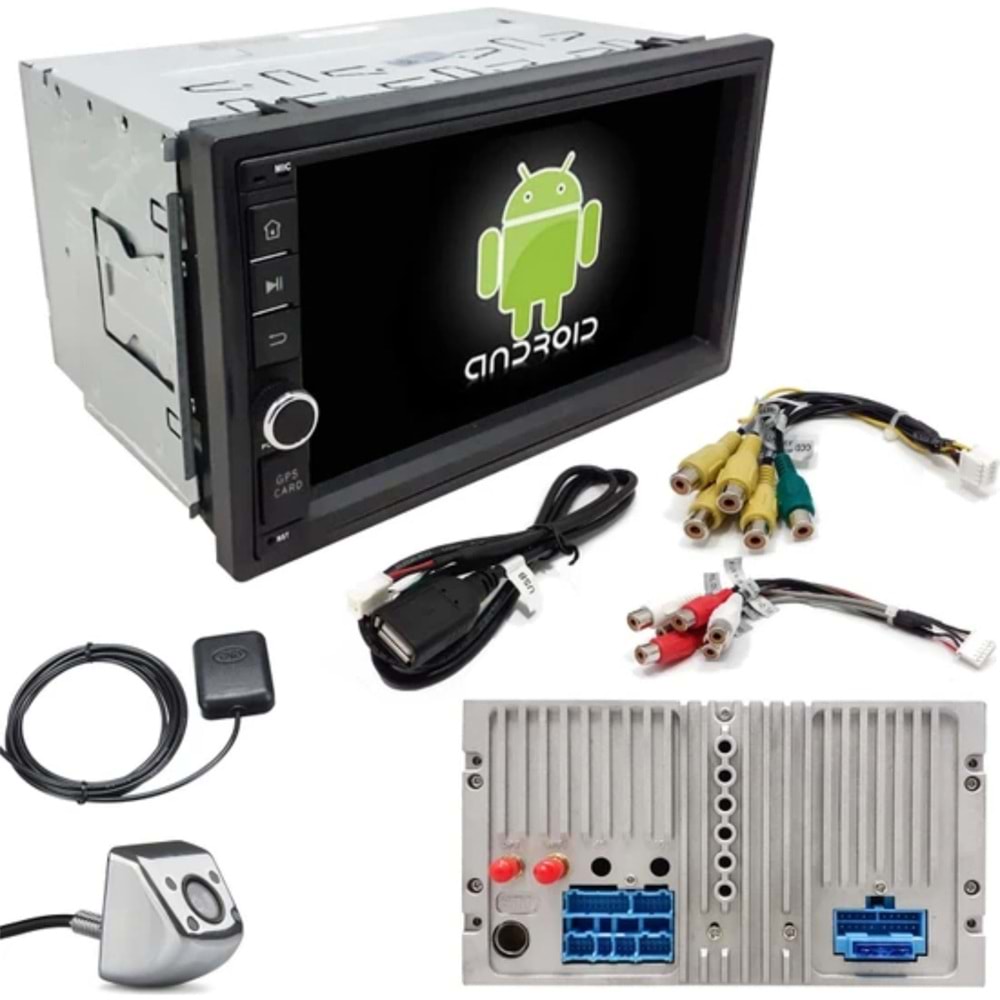 Newfron NR-799 7 Double Androıd Sd/Usb/Mp4 Gps 4X50W Kamera Hediyeli Oto Teyp