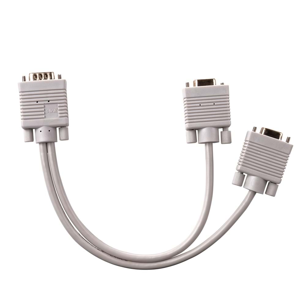 S-link SL-VGA152 VGA TO 2 VGA 30 Cm Kablosu