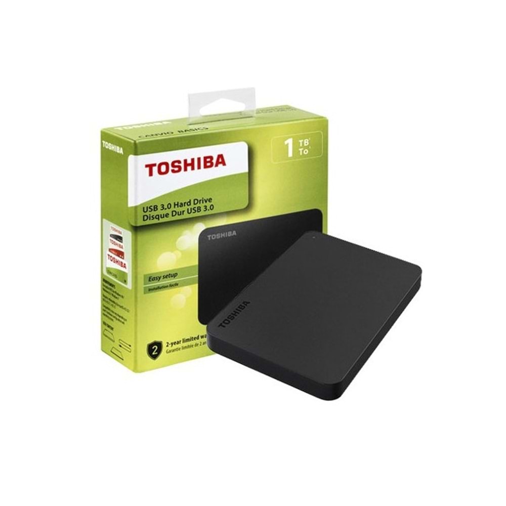 Toshıba 1 TB Canvıo Basıcs Portable External USB 3.0 HDTB410EK3AA Harici Hdd