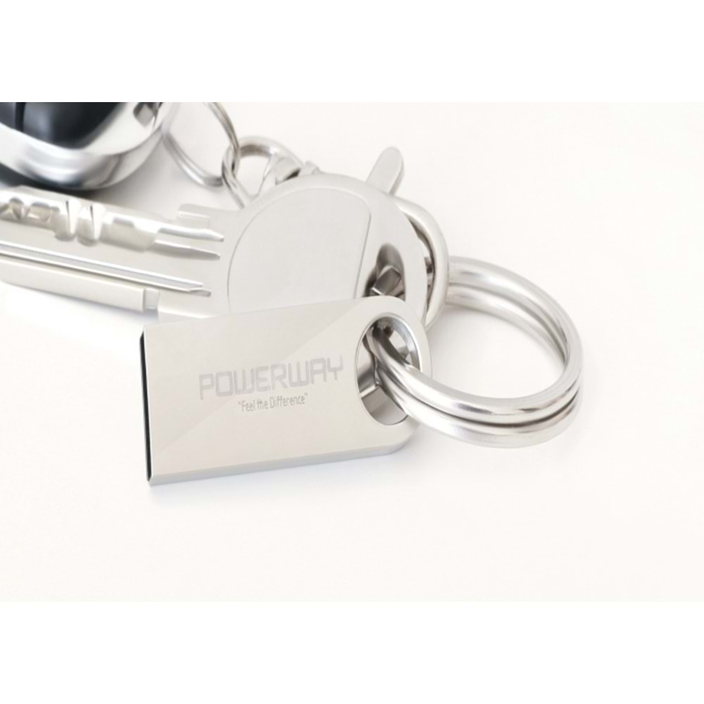 Powerway 4 GB Usb 2,0 Mini Metal Flash Bellek