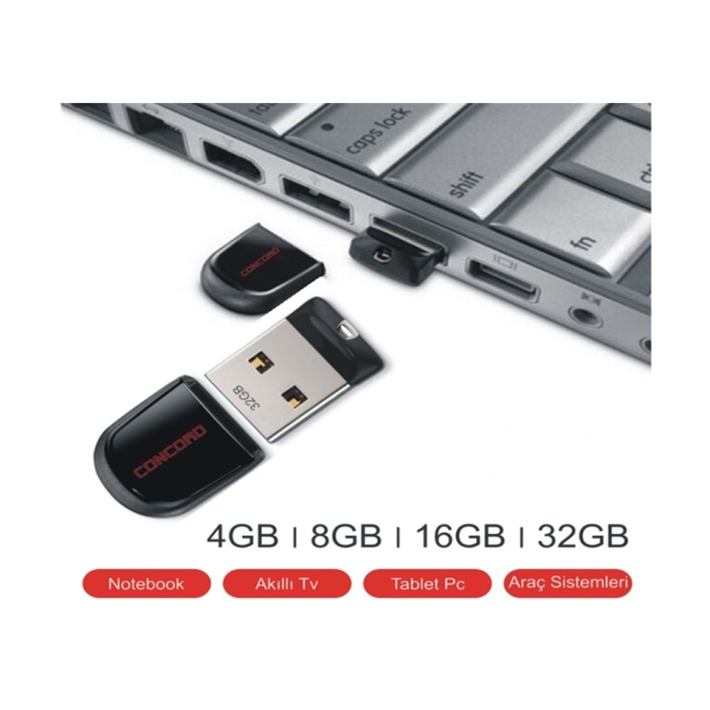 Concord C-UML16 16 GB Usb 2.0 Mini Lite Flash Bellek