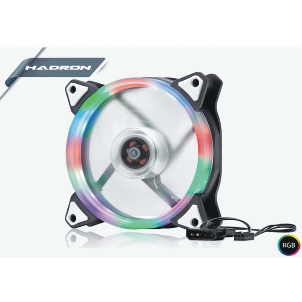 Hadron HN2549 Rgb Ledli 12cm Kasa Fanı