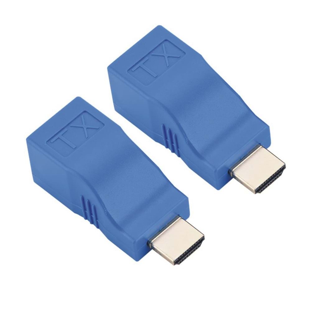Bawerlink HE30 30mt Hdmı Uzatma Aparatı Cat5 Cat6 Hdmı Extender 3D Full Hd 1080P