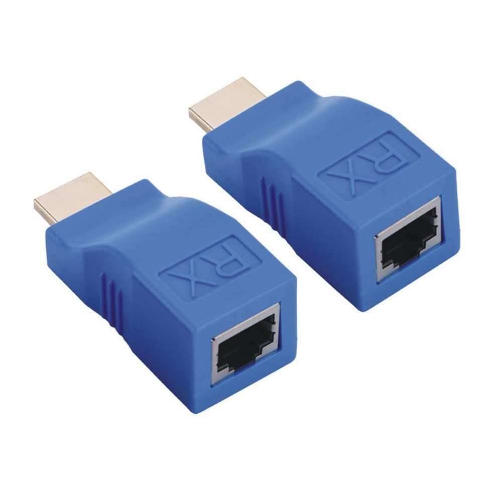 Bawerlink HE30 30mt Hdmı Uzatma Aparatı Cat5 Cat6 Hdmı Extender 3D Full Hd 1080P