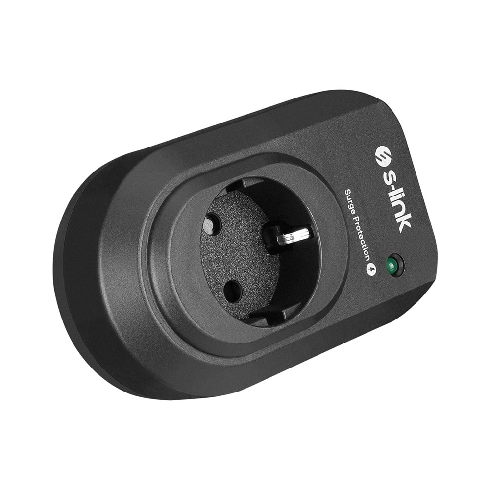 S-link SL-06 16A 3500 Watt Joule Akım Korumalı Tekli Priz