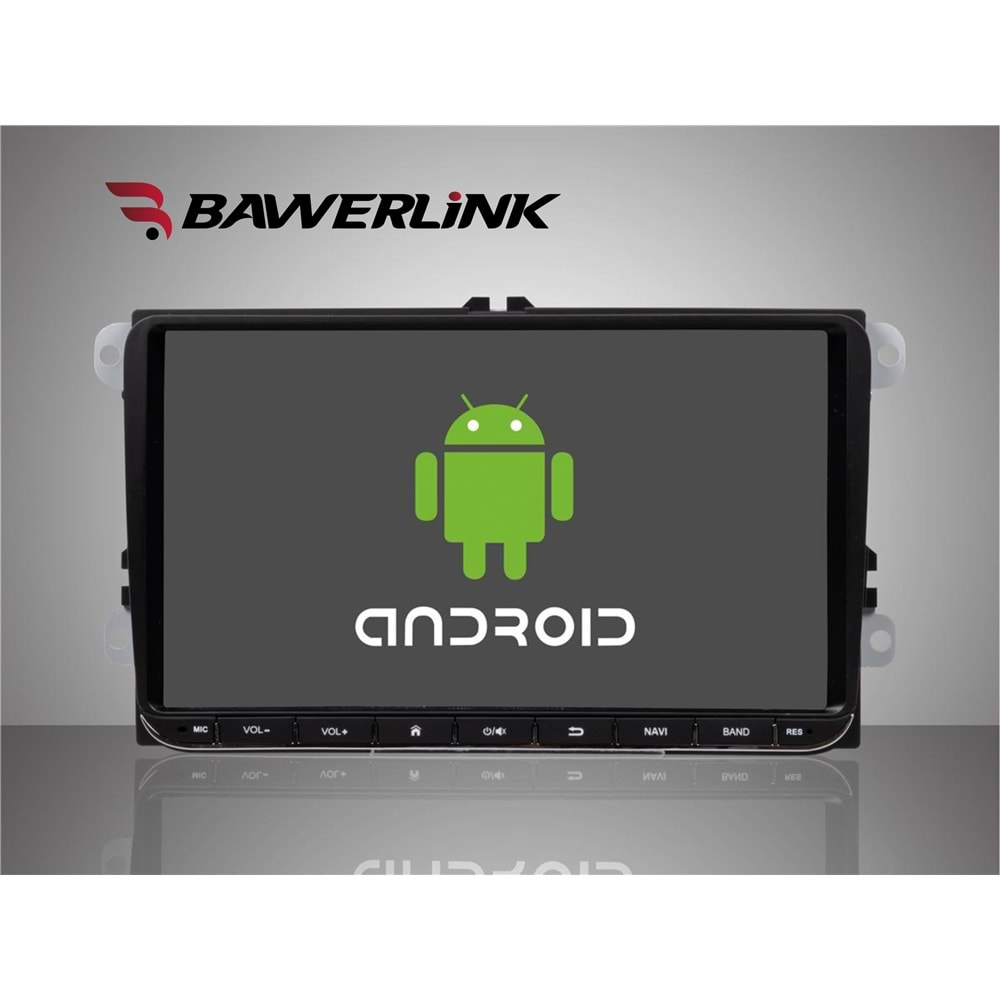 Bawerlink 10 Inc Androıd 10 2+16 Gb VW Universal Multimedya Oto Teyp