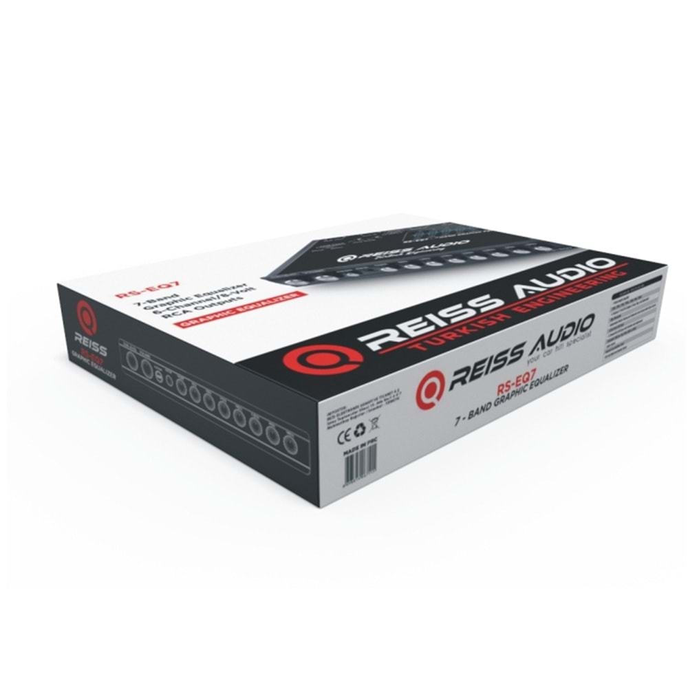 Reıss Audıo RS-EQ7 6 Kanal Profesyonel Oto Ekolayzer