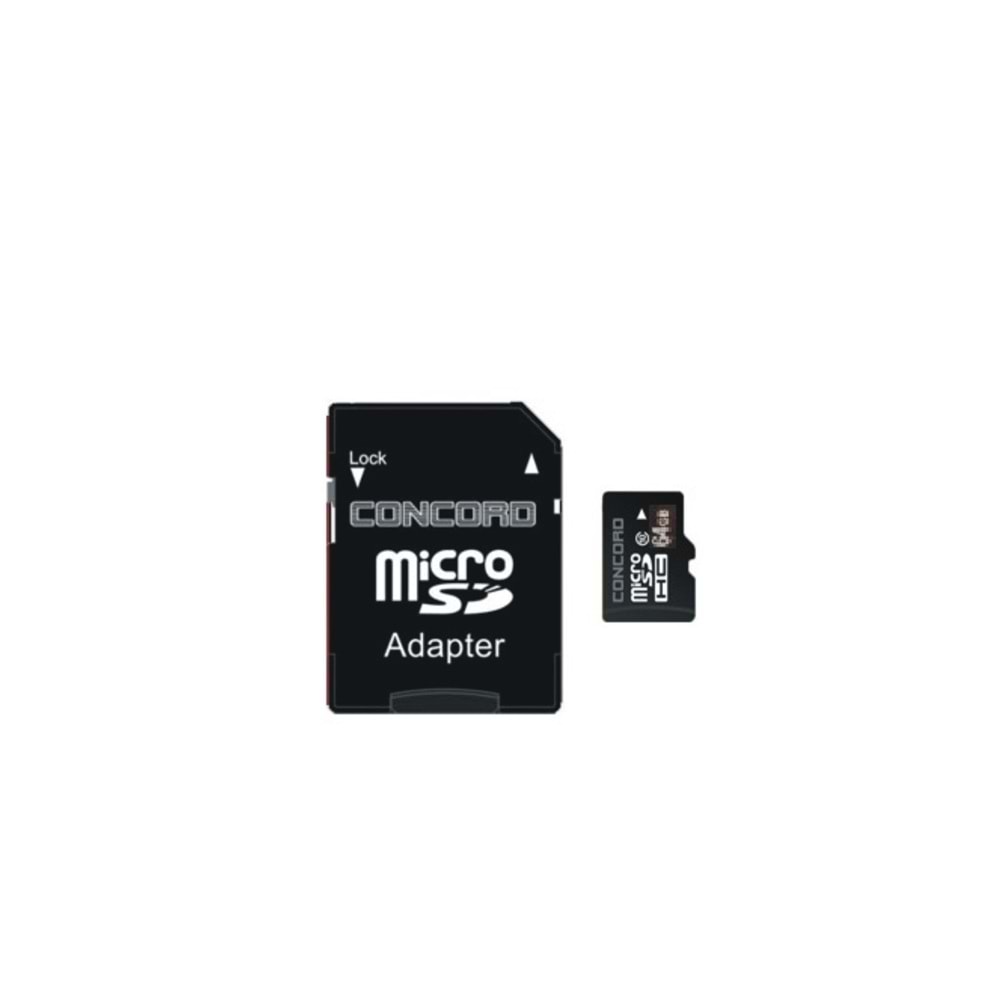 Concord C-M64 64 GB Adaptörlü Class 10 Micro SD Hafıza Kartı
