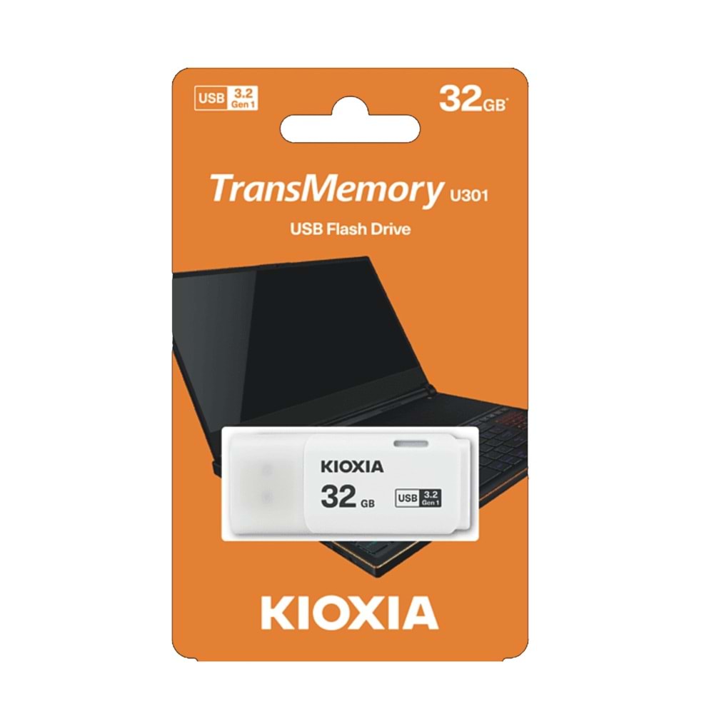 Kıoxıa 32 GB U301 Transmemory LU301W032GG4 3,2 Gen Usb Flash Bellek