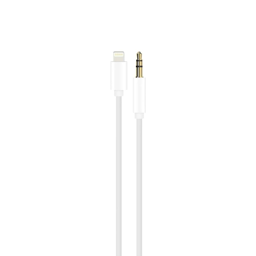 Powerway AC05 Lightning Uyumlu Aux Çevirici Iphone Ipad 3.5mm Jack Aux Kablosu