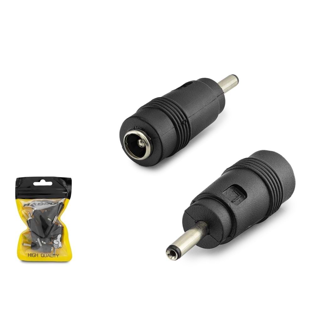 Hadron HDX1313 Çevirici Notebook Adaptör Ucu F(5.5*2.5) M(3.0*1.1)