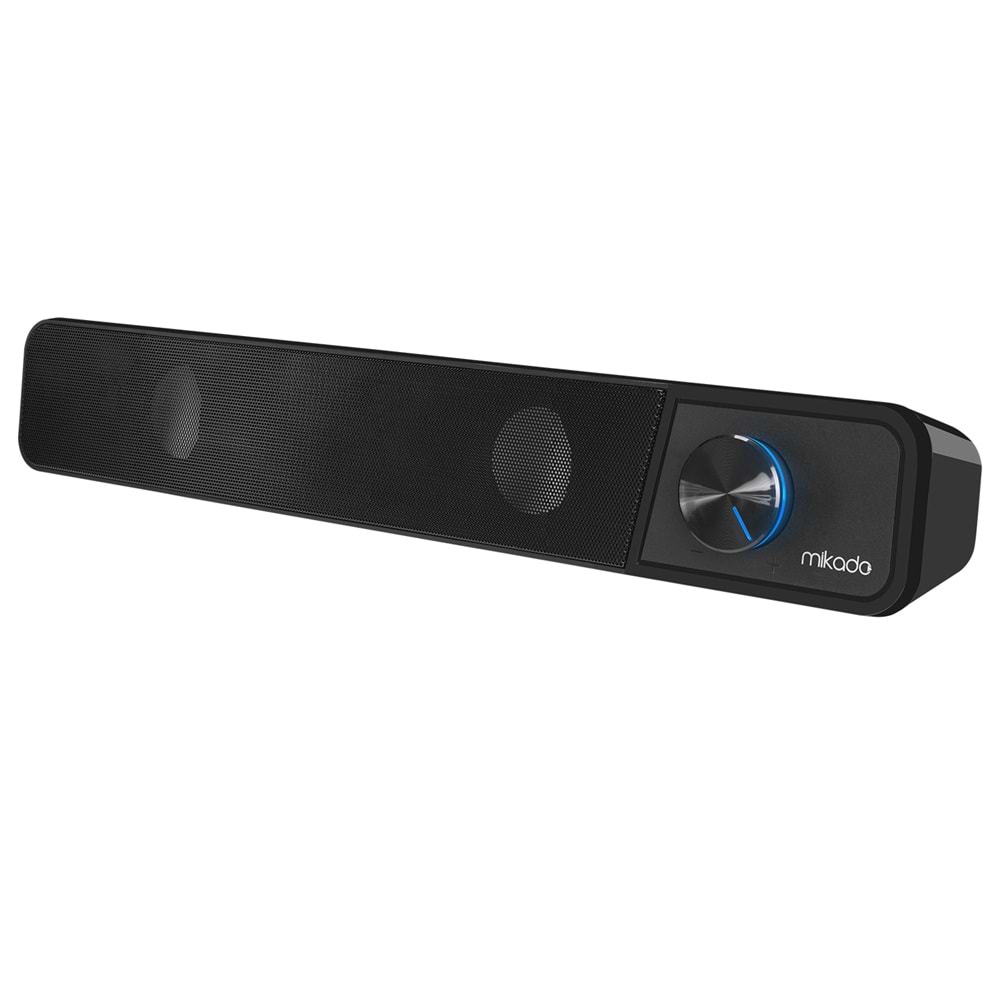Mikado MD-69S Siyah Led Işıklı Multimedia Soundbar Speaker