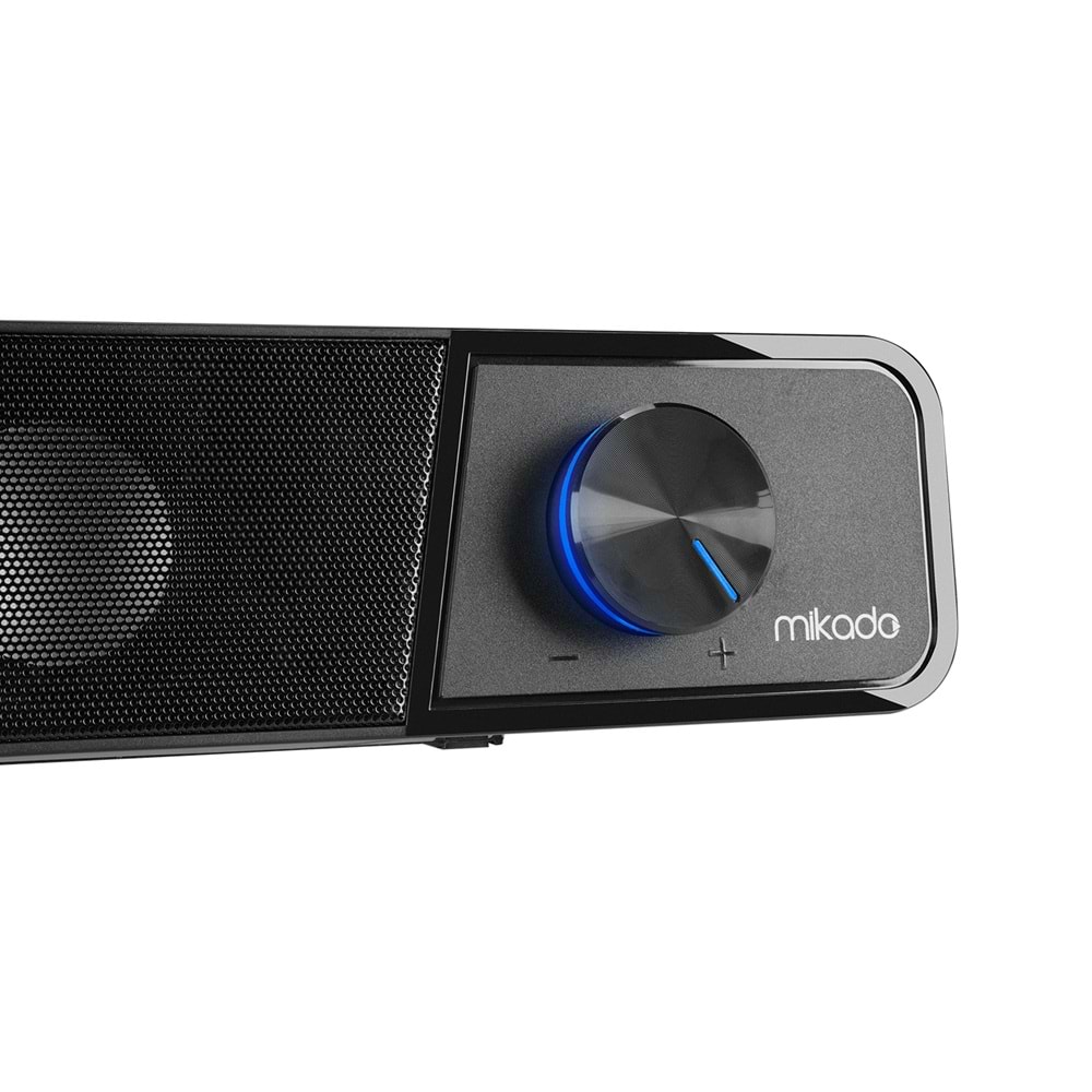 Mikado MD-69S Siyah Led Işıklı Multimedia Soundbar Speaker