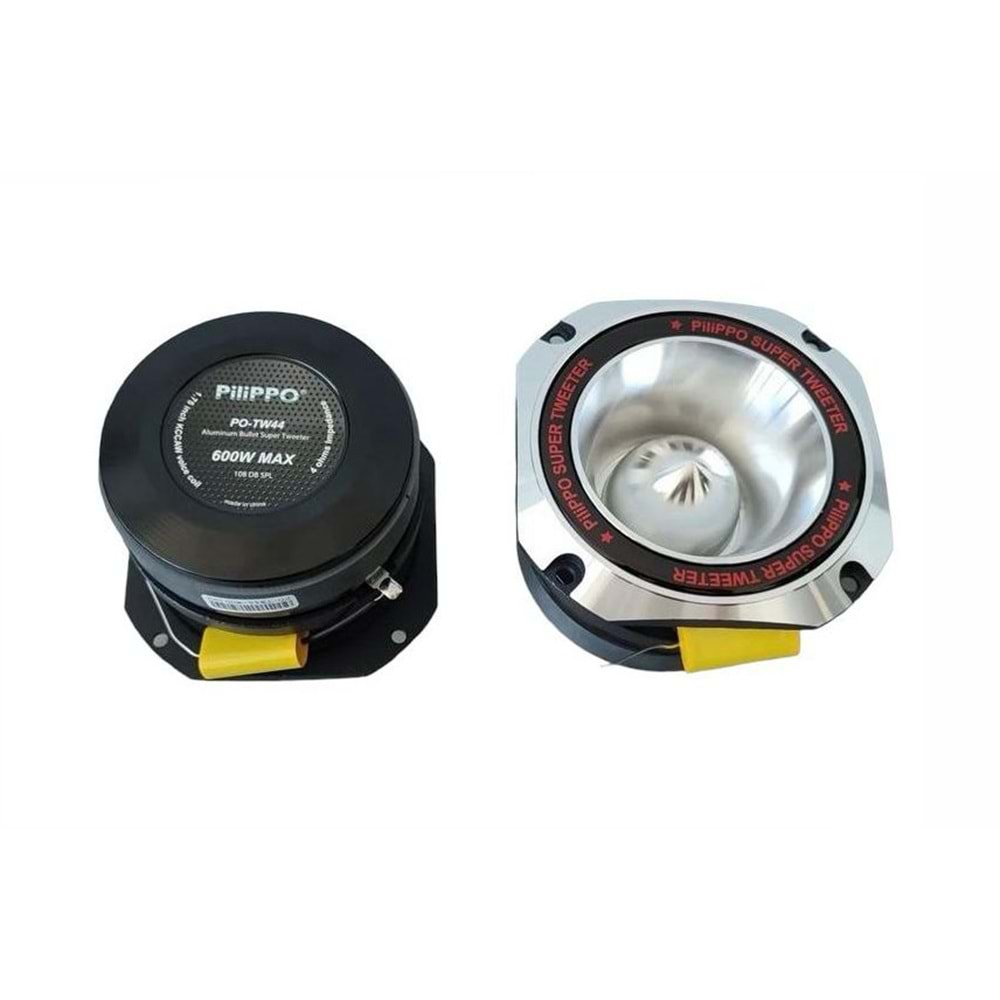 Pilippo PO-TW44 600 Watt Süper Bullet Oto Tweeter
