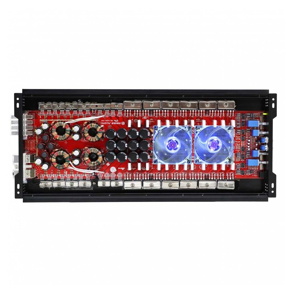 Reıss Audıo RS-4200.4 Ab 4 Kanal 4Ch-4 Ohm 200W-Rms Brıdged 2CHx650W Efsane Seri Oto Anfi