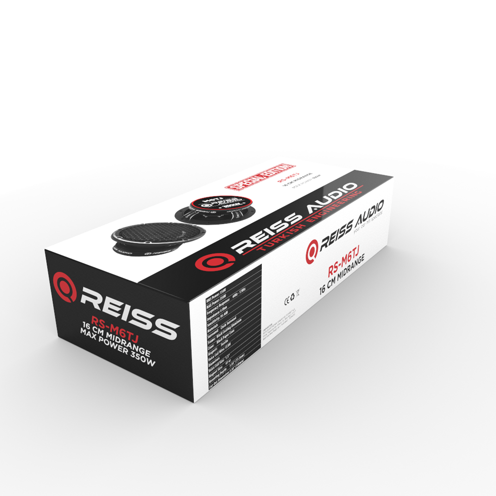 Reıss Audıo RS-M6TJ 16 cm Midrange 350 Watt Üst Sekment Oto Hoparlör (2li)