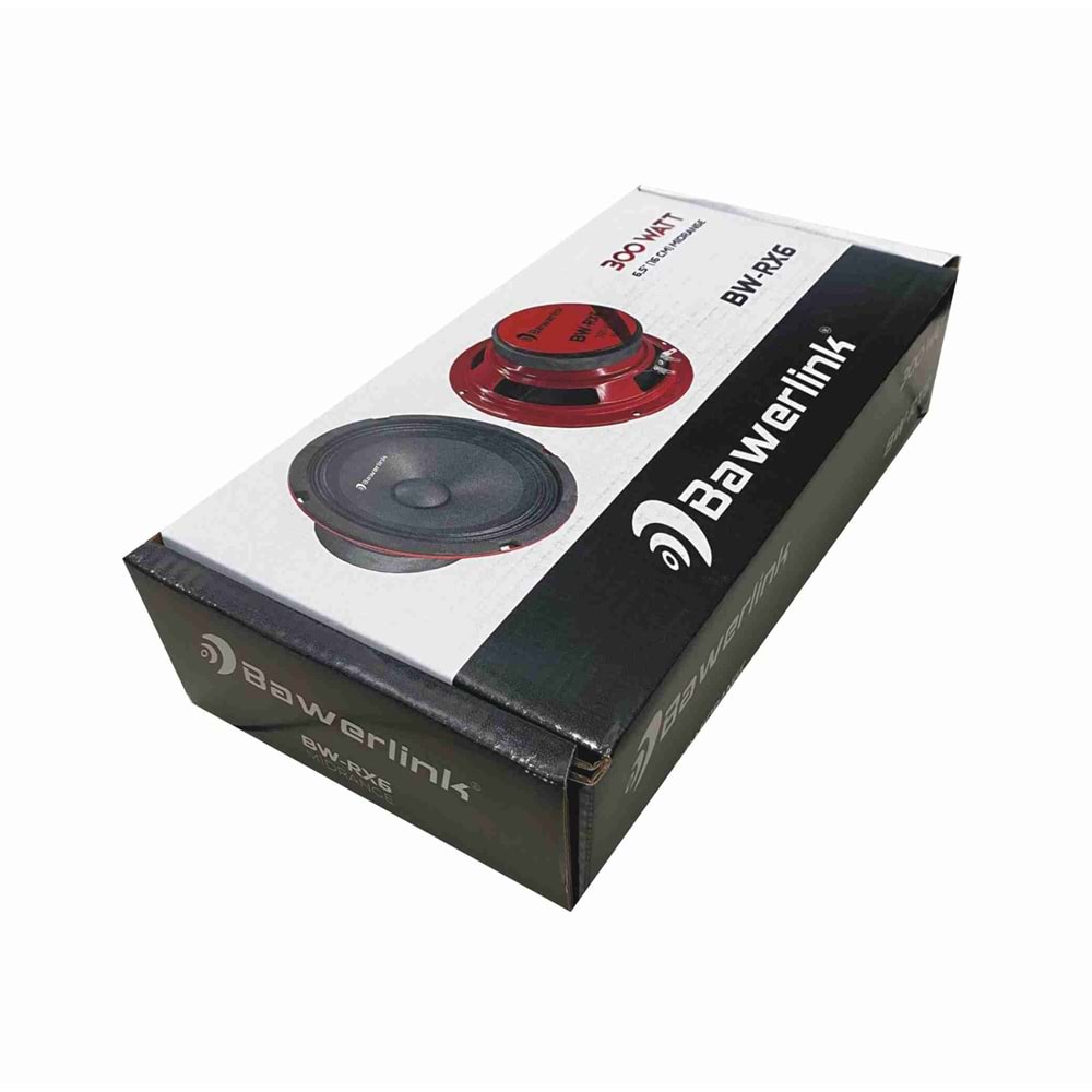 Bawerlink BW-RX6 16 cm 300 Watt Mıdrange Oto Hoparlör
