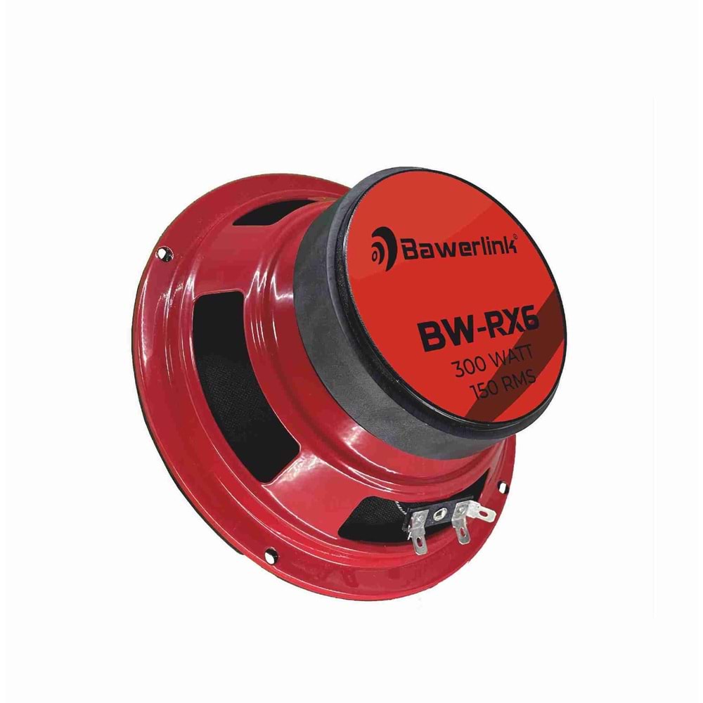 Bawerlink BW-RX6 16 cm 300 Watt Mıdrange Oto Hoparlör