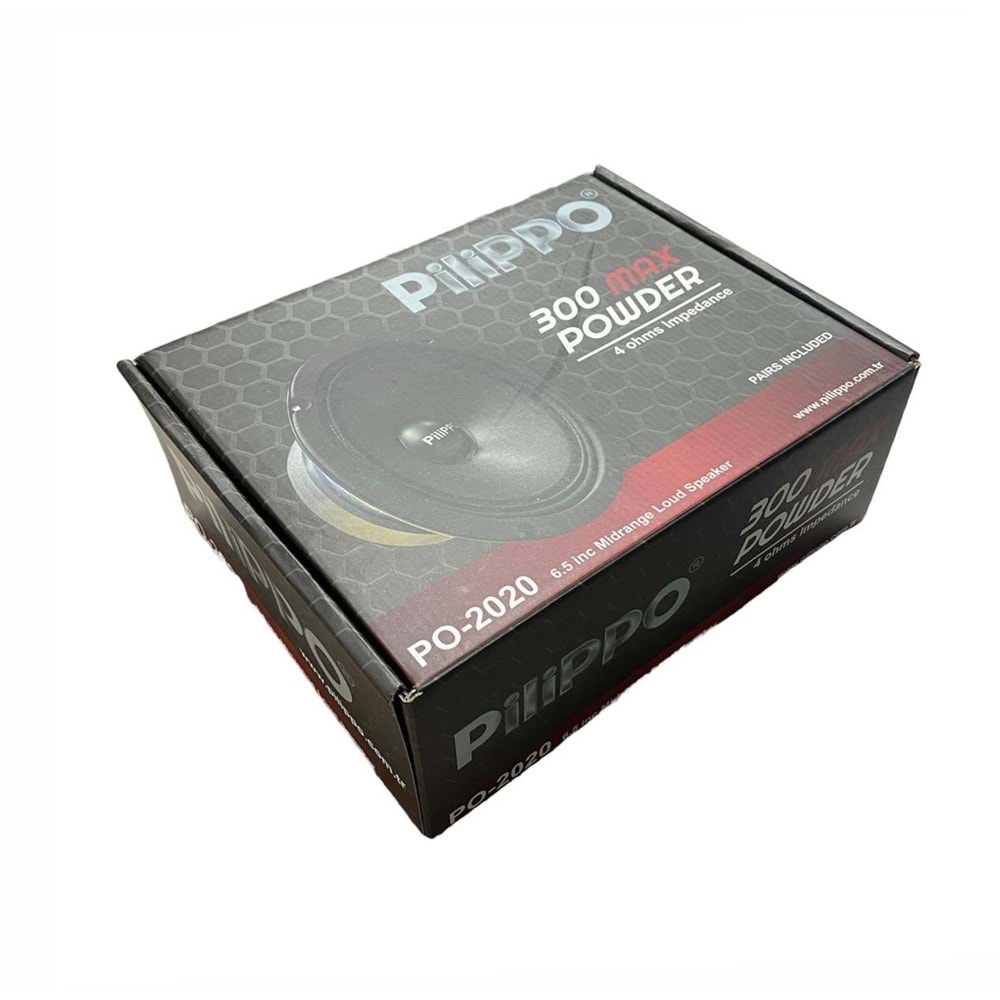 Pilippo PO-2020 20 cm 300 Watt Mıdrange Oto Hoparlör