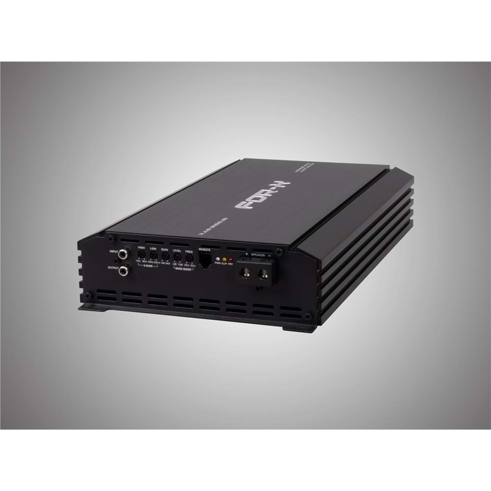For-X XAD-8100.1D Rms 4 OHM 2500Wx1CH Oto Anfi