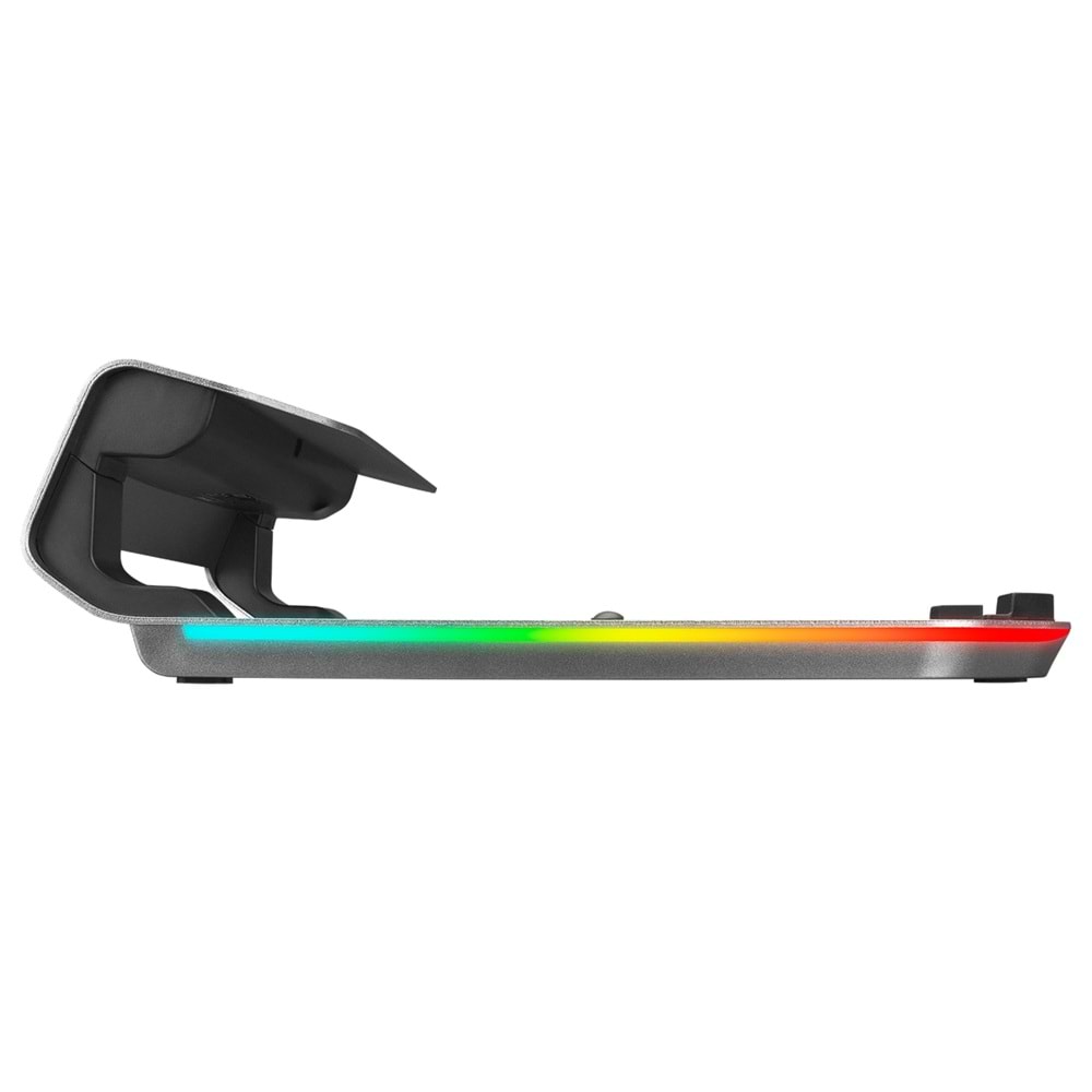 Rampage ADS-T6U RAMP 4 Adet USB 3,0 HUB ile RGB Işıklı Alüminyum Dizüstü Bilgisayar Standı