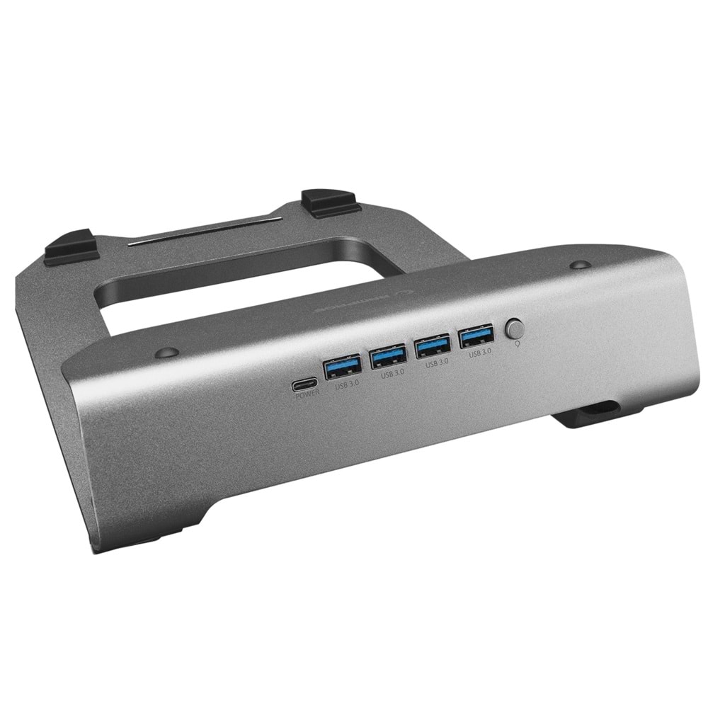 Rampage ADS-T6U RAMP 4 Adet USB 3,0 HUB ile RGB Işıklı Alüminyum Dizüstü Bilgisayar Standı