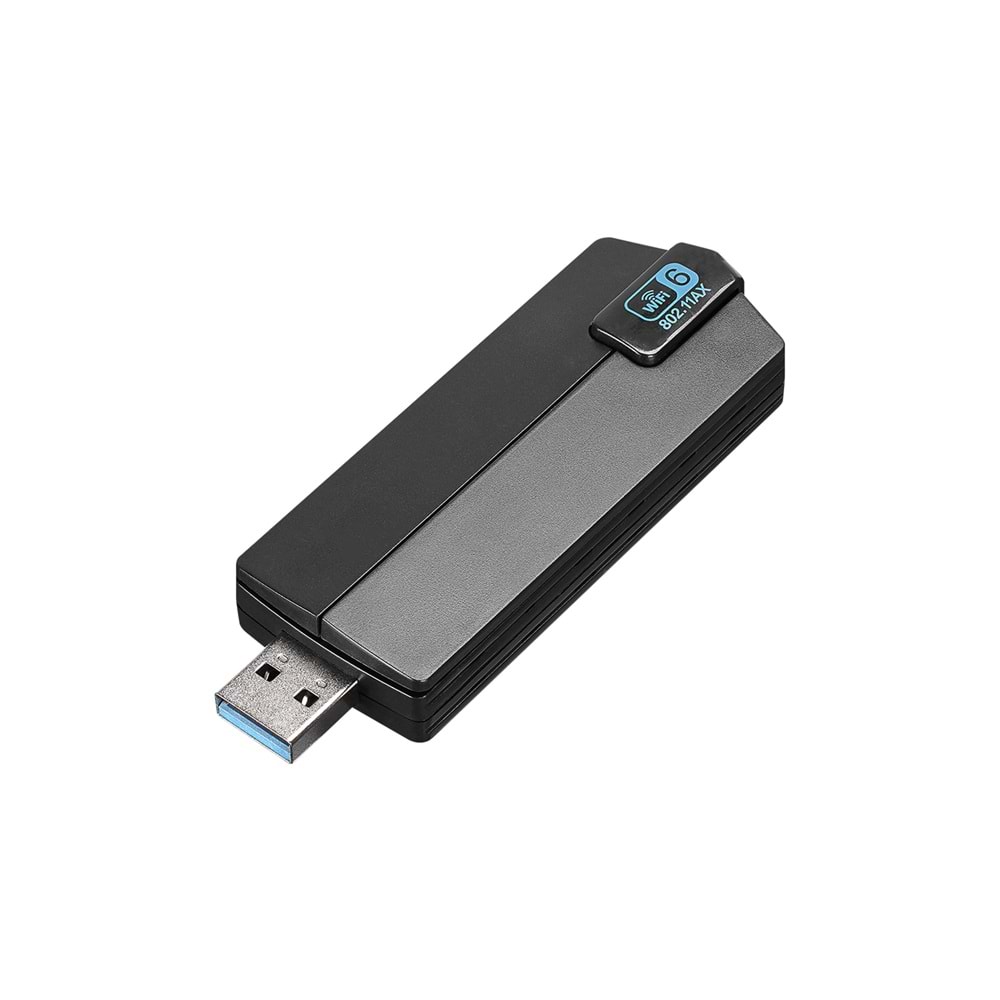 Everest EVERLINK EWA1800 1800Mbps 2.4GHz/5GHz WIFI-6 AX1800 RTL8832 2*3.5dBi USB3.0 Kablosuz Adaptör