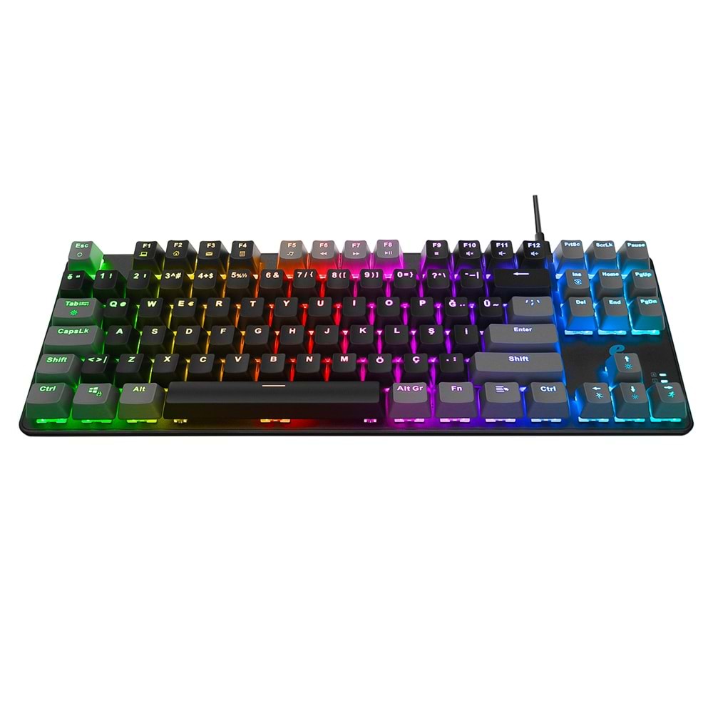 Acer eMachines EAK87 USB RGB Backlight RED SWITCH Mekanik Q 87 Tuşlu TKL Gaming Klavye