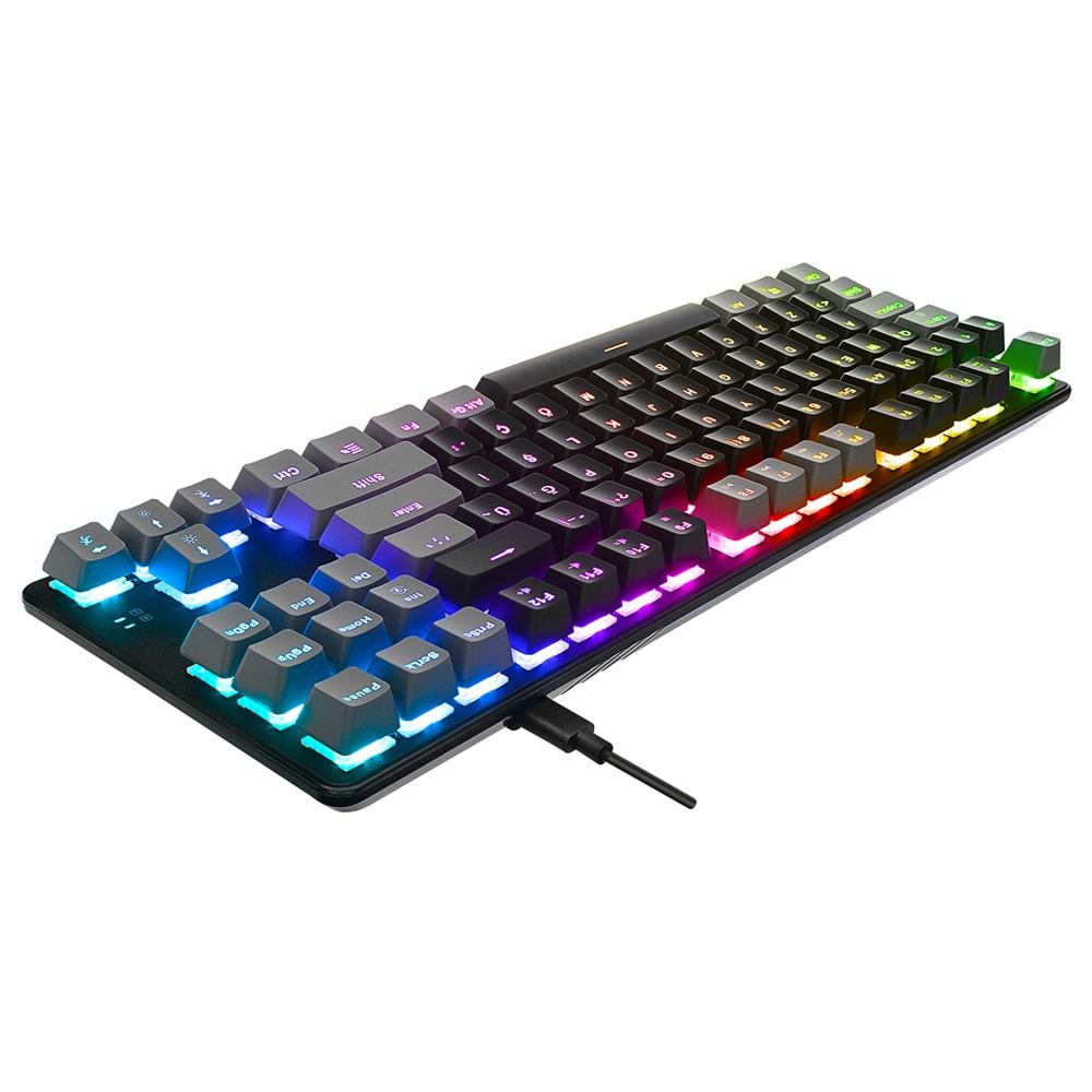 Acer eMachines EAK87 USB RGB Backlight RED SWITCH Mekanik Q 87 Tuşlu TKL Gaming Klavye