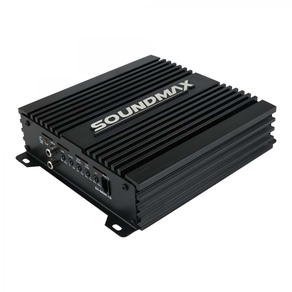 Soundmax SX-N600.1D 1 Ohm 600 Watt RMS Power Bas Kontrol Mono Oto Anfi