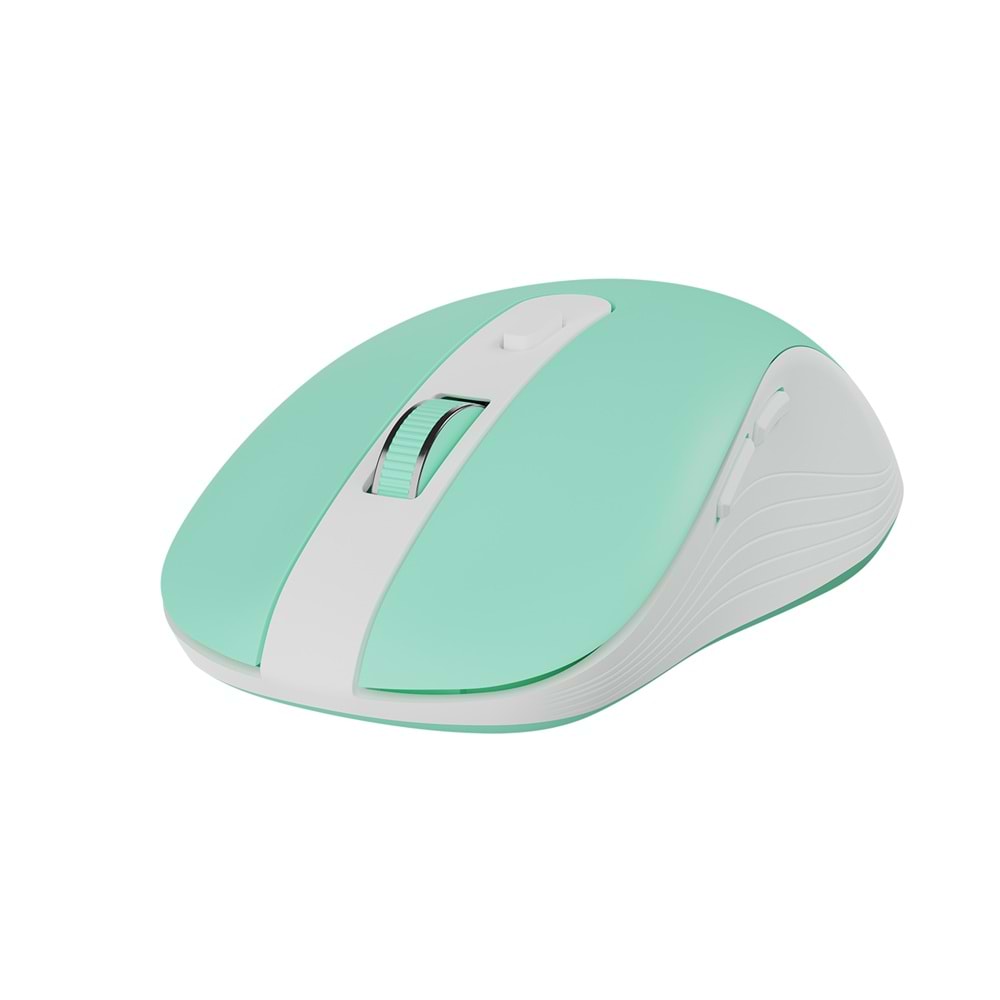 Everest KM-730 Yeşil/Beyaz Kablosuz Q Multimedia Klavye + Mouse Set