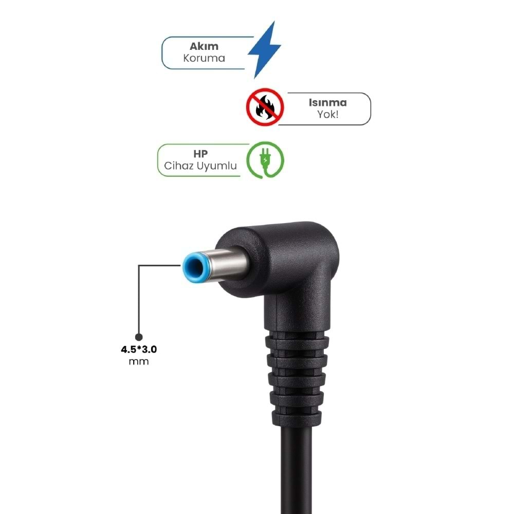 Sprange SR-L45 19.5V 10.3A 4.5*3.0mm 200W HP İçin Laptop Adaptör