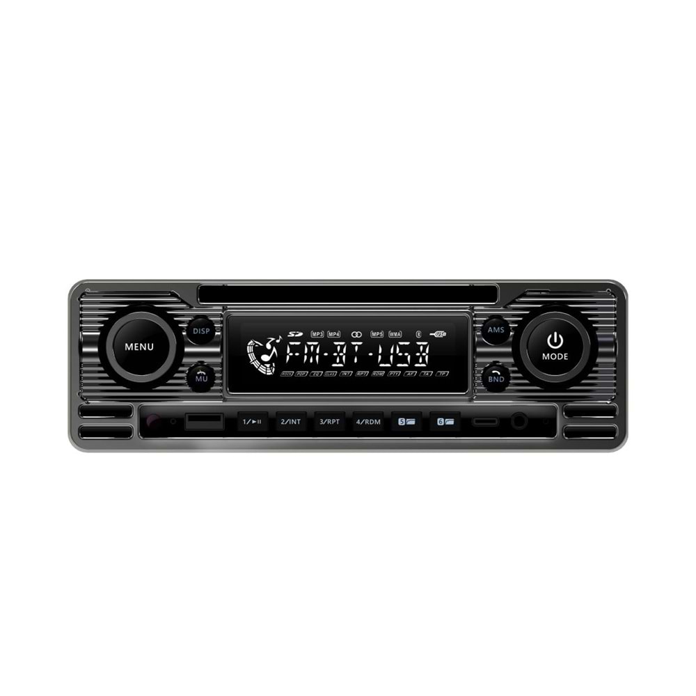 Soundmax SX-MX65CL Bluetooth Çift Usb/Sd/Fm/Type Hızlı Şarj Oto Teyp