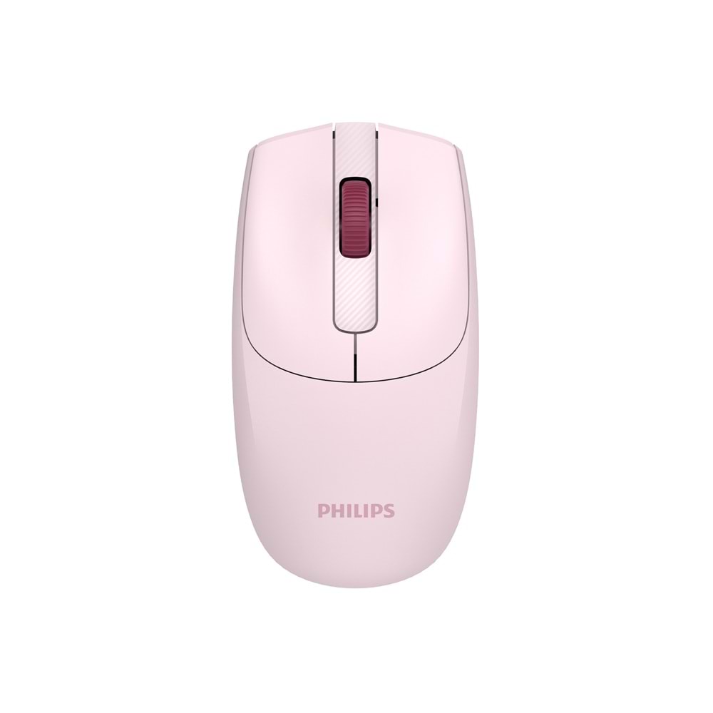 Philips SPK7398 Pembe Sessiz Optik Kablosuz Mouse