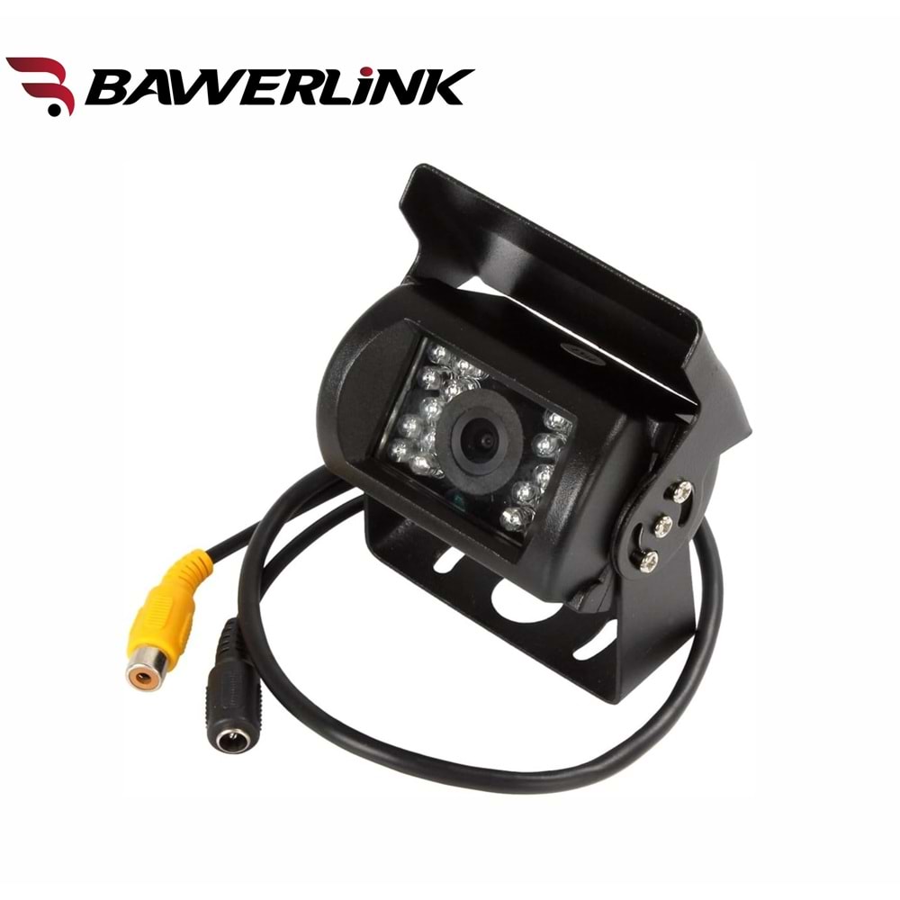 Bawerlink-BW-37 Ahd & Analog Beyaz Ledli Kamyon İş Makinesi Kamera