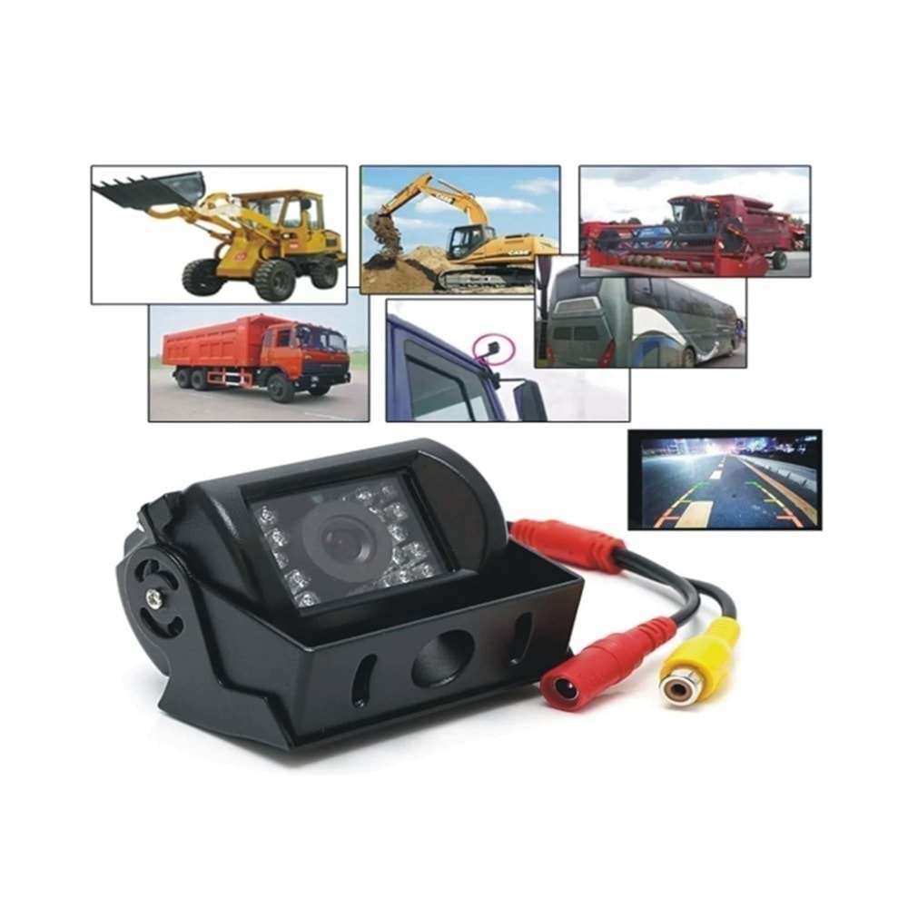 Bawerlink-BW-37 Ahd & Analog Beyaz Ledli Kamyon İş Makinesi Kamera