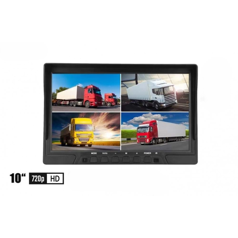 Bawerlink BW-9001 DVR 10 İnç 4/1 Kayıtlı Ahd Monitor (Tek)