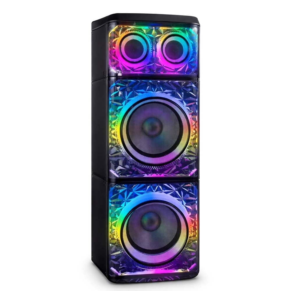 Ceremony Audio CM-2030L Profesyonel Portatif Bluetooth Hoparlör Tws 750W Rms 1 Ad. Uhf Mik Özel Tasarım