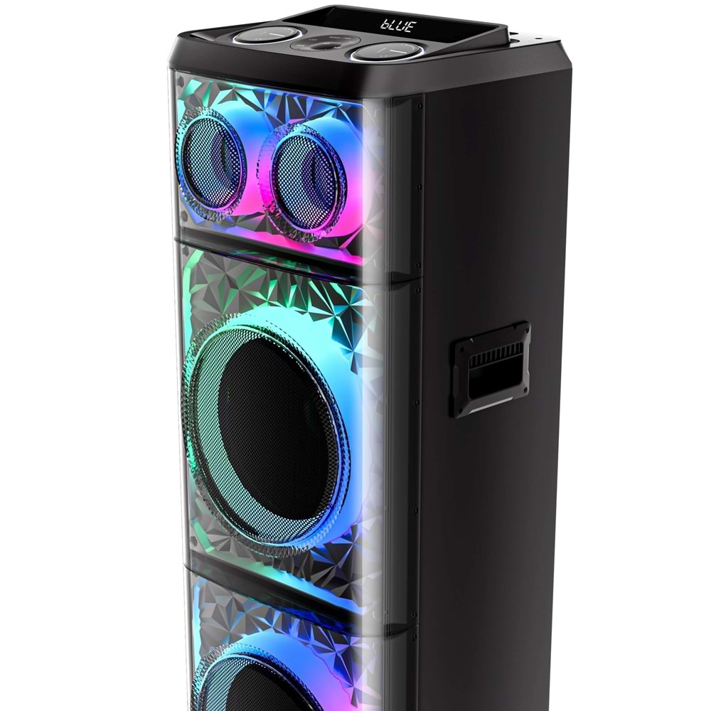 Ceremony Audio CM-2030L Profesyonel Portatif Bluetooth Hoparlör Tws 750W Rms 1 Ad. Uhf Mik Özel Tasarım