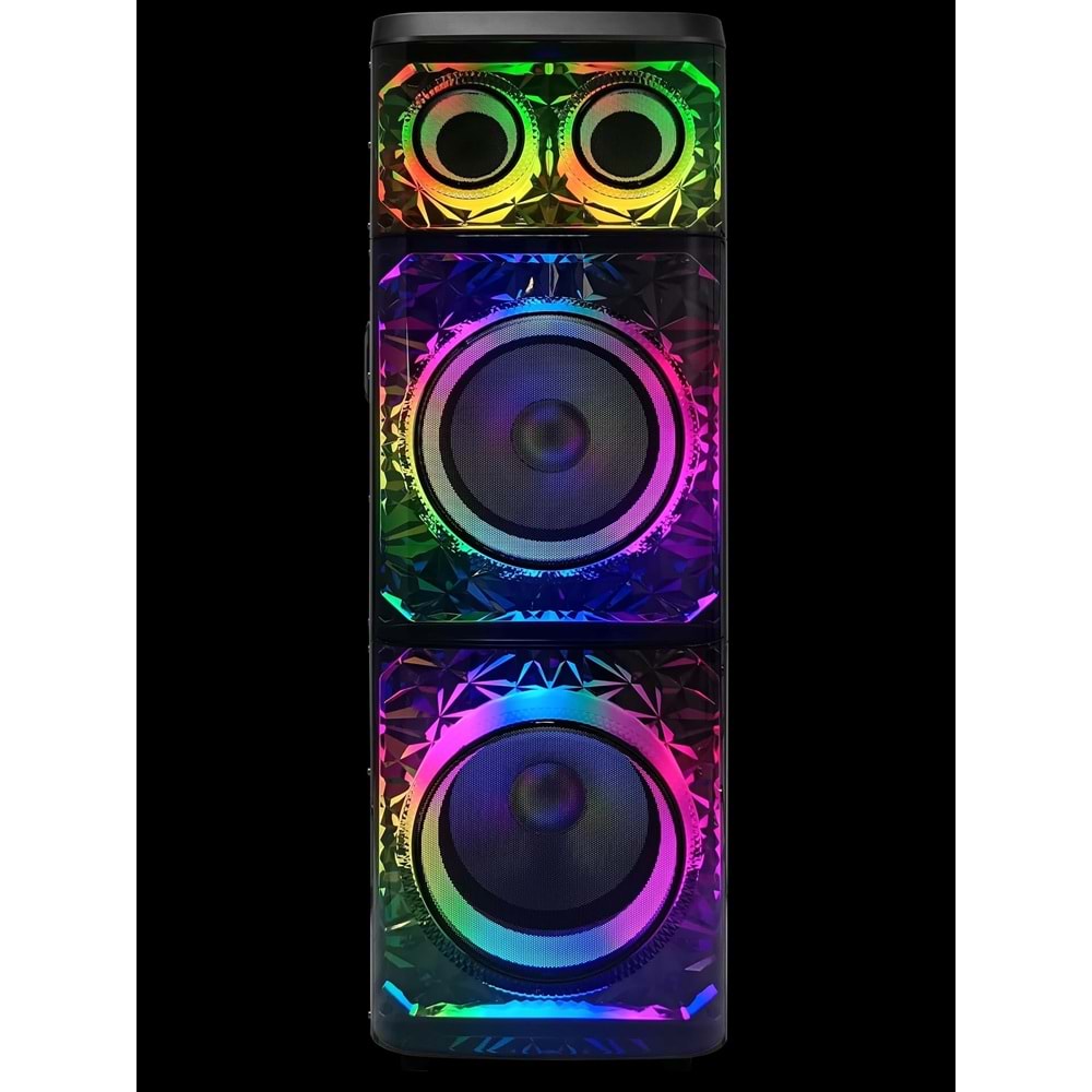 Ceremony Audio CM-2030L Profesyonel Portatif Bluetooth Hoparlör Tws 750W Rms 1 Ad. Uhf Mik Özel Tasarım