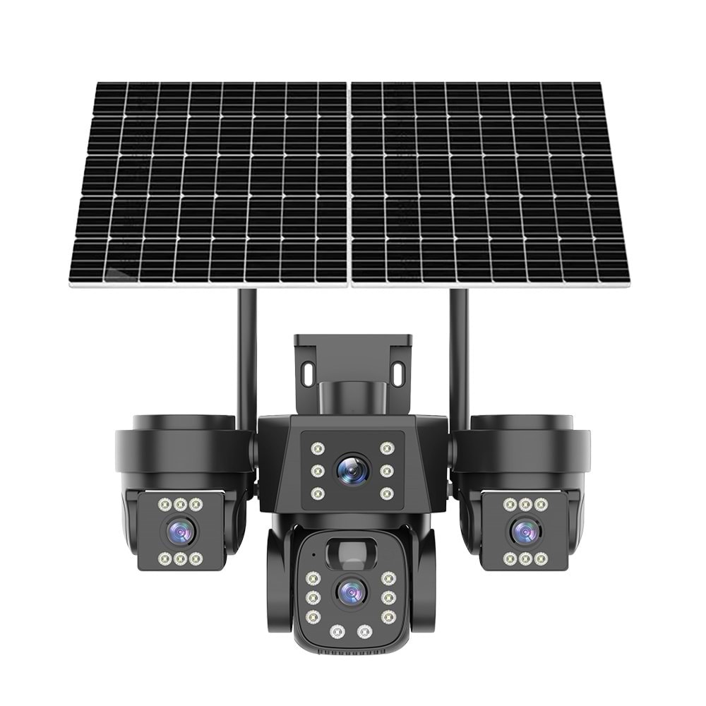 Mpıa MARO 12 MP 3 Lens 1*PTZ Wi-Fi Solar Güvenlik Kamerası