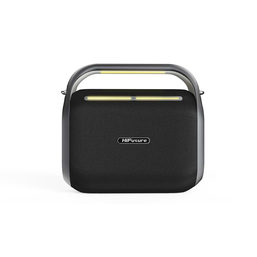 HiFuture MUSİCBOX 200 100W Bluetooth 5.0 BT/USB/SD Kart/ AUX Girişli Mikrofonlu Karaoke Sistemi Kablosuz Hoparlör Siyah