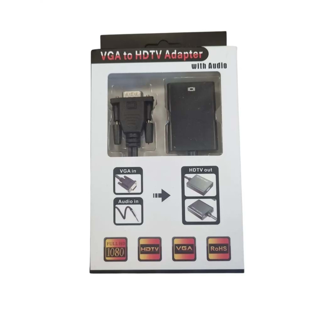 Taplin TK-663 VGA TO HDMI Çevirici + Sesli