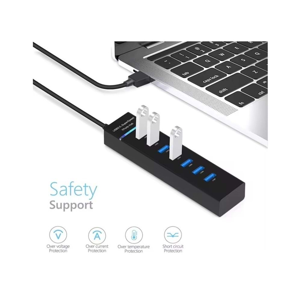 Bawerlink BW-26 7 Port Usb 3.0 Usb Hub