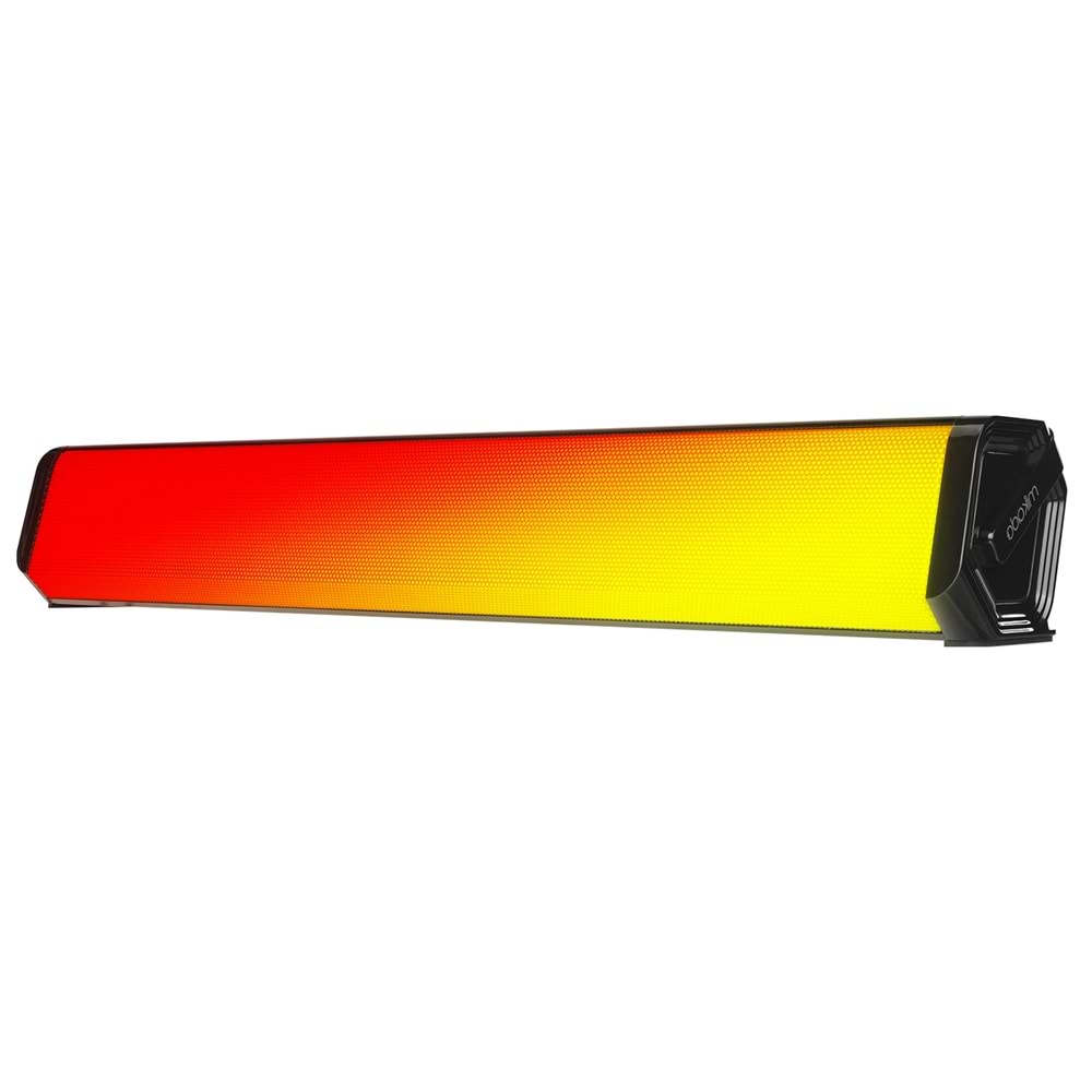 Mikado MD-S605 2x2 Aux Bağlantılı 5Wx2CH RGB Ledli Oyuncu Siyah USB Sound Bar Speaker Hoparlör