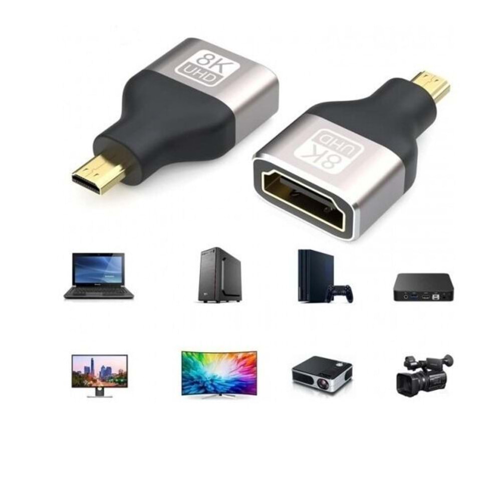 Taplin TK-159 HDMI F to Micro HDMI M Adaptör