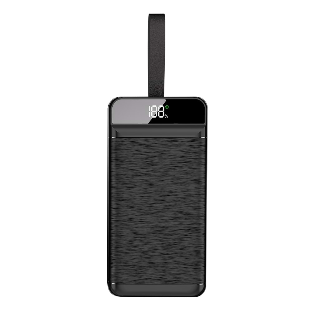 S-link P300 30000mAh PD22.5W+QC3.0 18W Siyah LCD Taşınabilir Pil Şarj Cihazı Powerbank