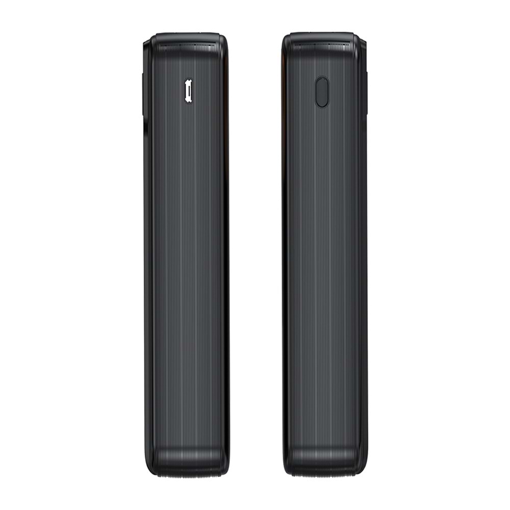 S-link IP-G220 20000mAh PD20W+QC3.0 Dahili Kablolu Siyah LCD Taşınabilir Pil Şarj Cihazı Powerbank