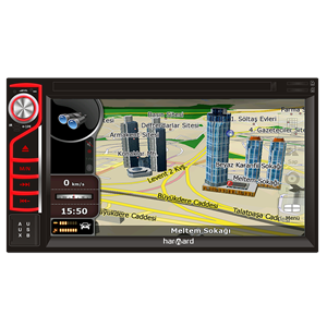 Harward HR-ND624 6,2 İnç Double Bt/Dvd/Sd/Usb/Fm GPS Oto Teyp (kamera hediyeli)