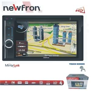 Newfron NF-ND626 6,2 İnç Doule USB/DVD/SD/BT/FM Gps Oto Teyp (kamera hediyeli)